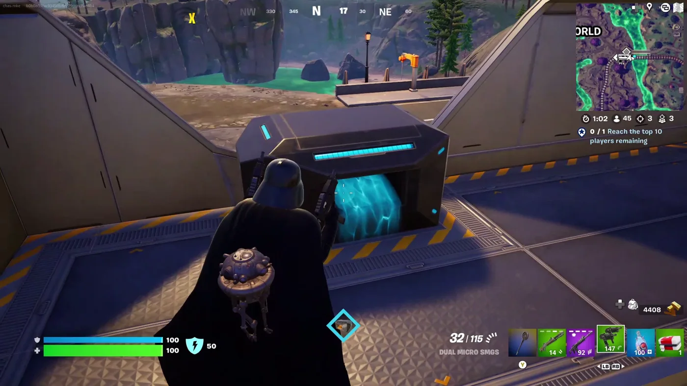 Fortnite player ESP wallhack overlay for Fortnite